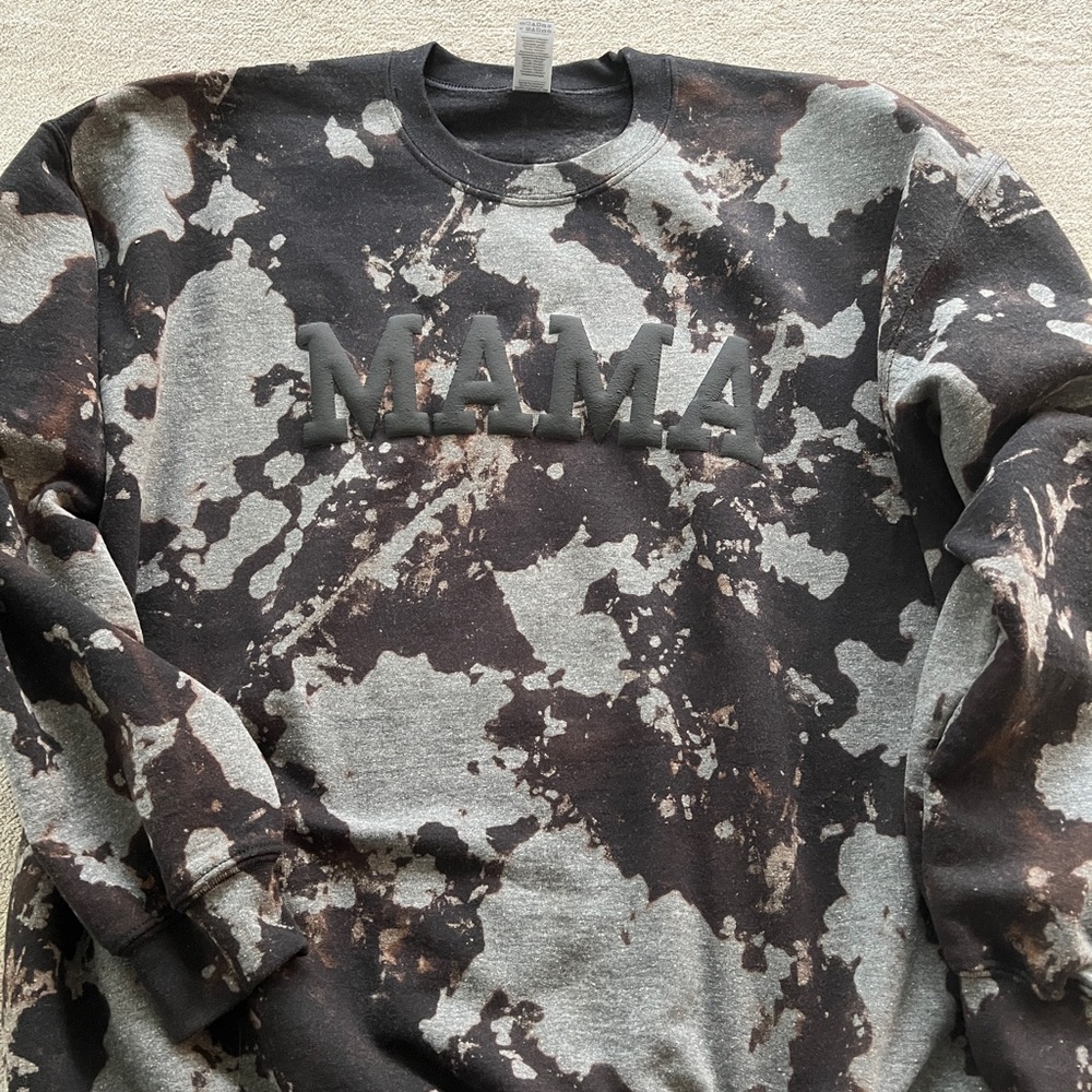 Bleached Mama crew neck sweatshirt